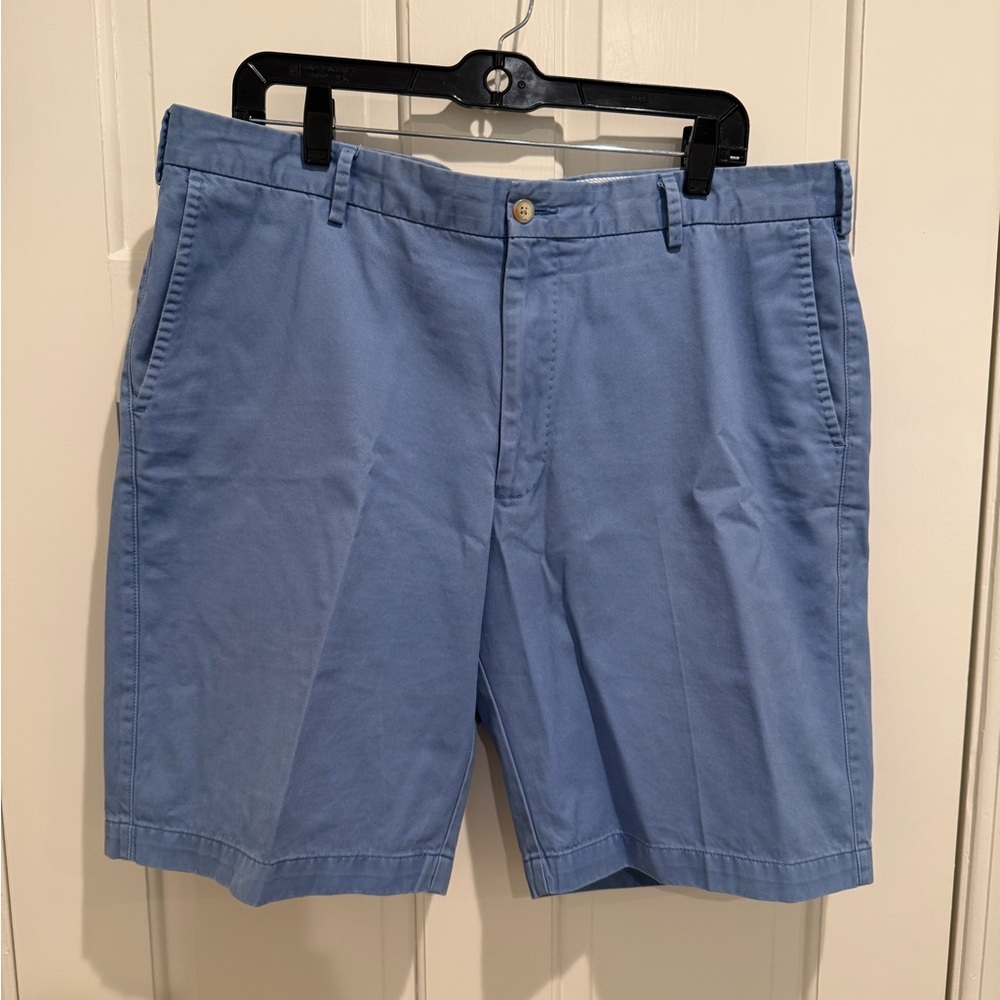 Peter Millar Blue Flat Front Shorts